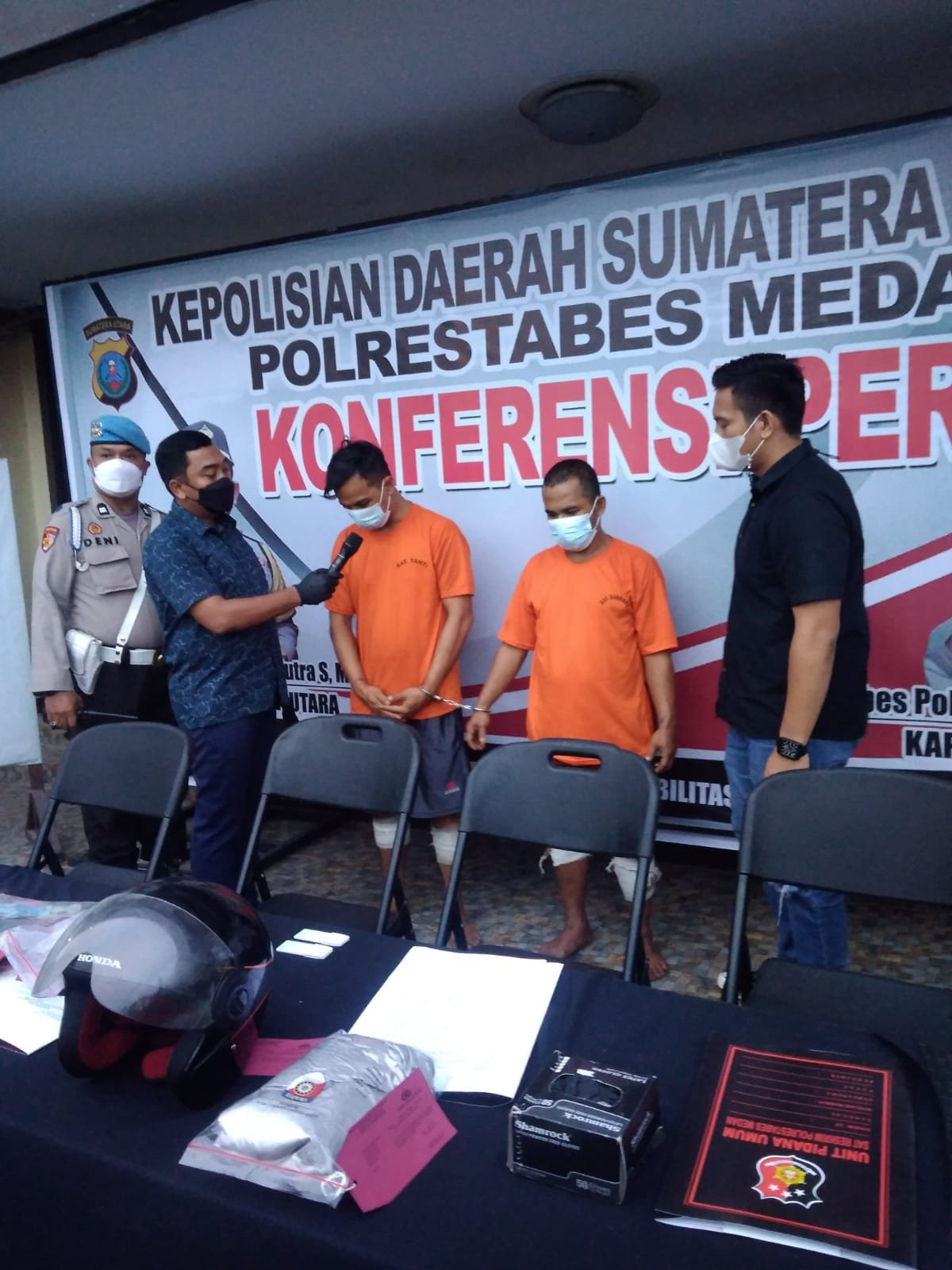 Dihadiahi Timah Panas, Dua Pelaku Perampokan dan Curanmor Roboh, Kompol M Firdaus :  Terancam 9 Tahun Penjara