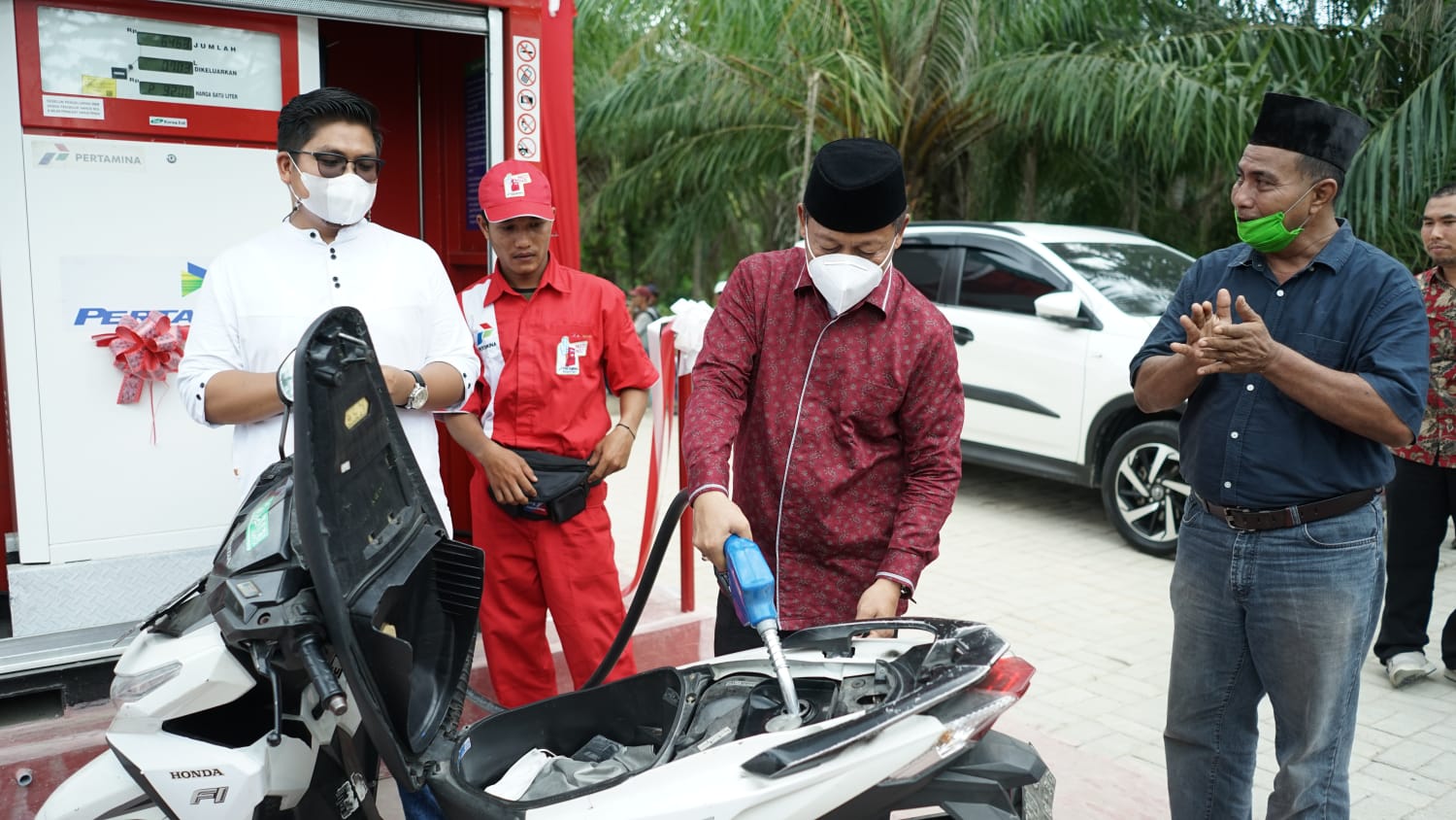 Plt Wali Kota Tanjungbalai Grand Opening Pertashop Pertamina Kelurahan Pematang Pasir
