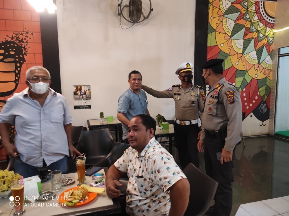 Terapkan Prokes, Personel Polres Asahan Gelar Ops Yustisi di 5 Lokasi