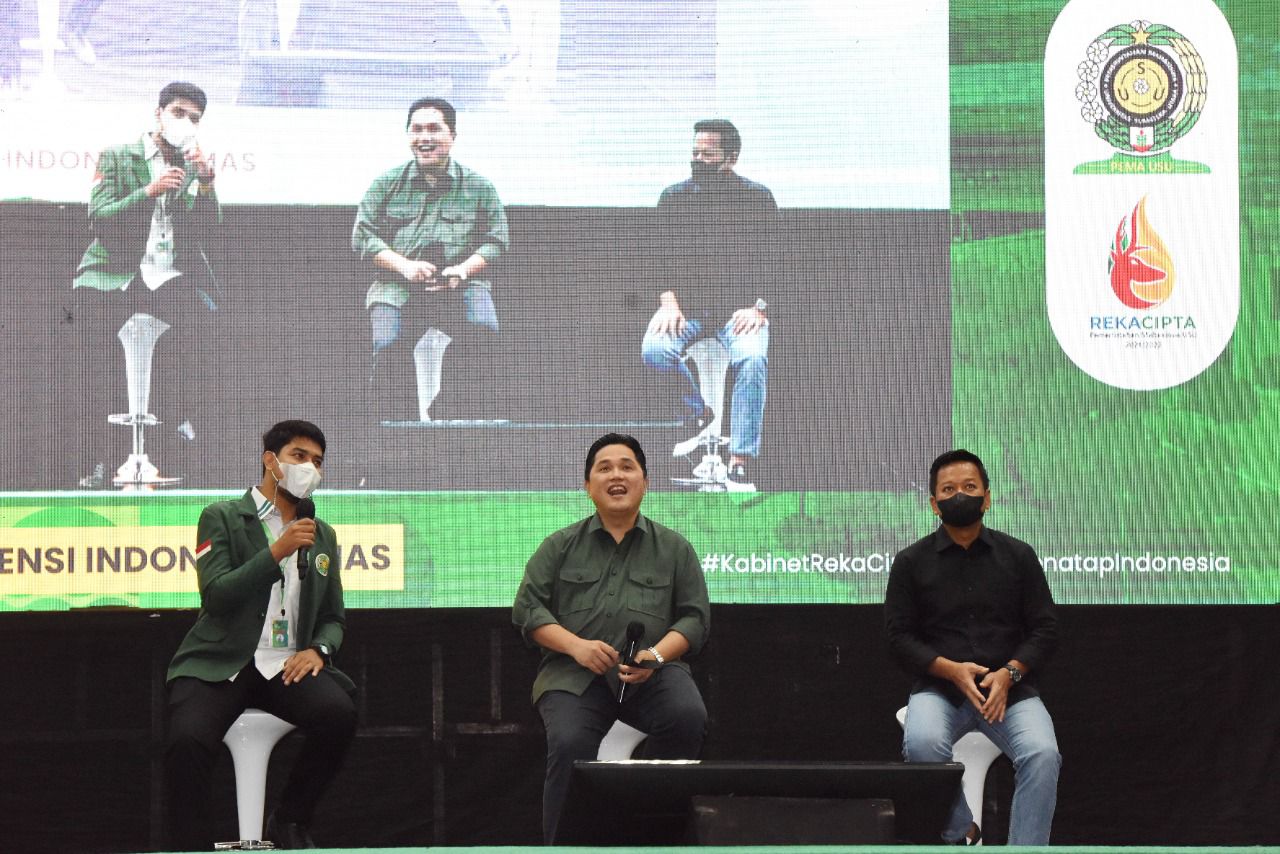 Menteri BUMN H Erick Thohir: Generasi Indonesia Harus Produktif dan Tinggalkan Budaya Konsumtif