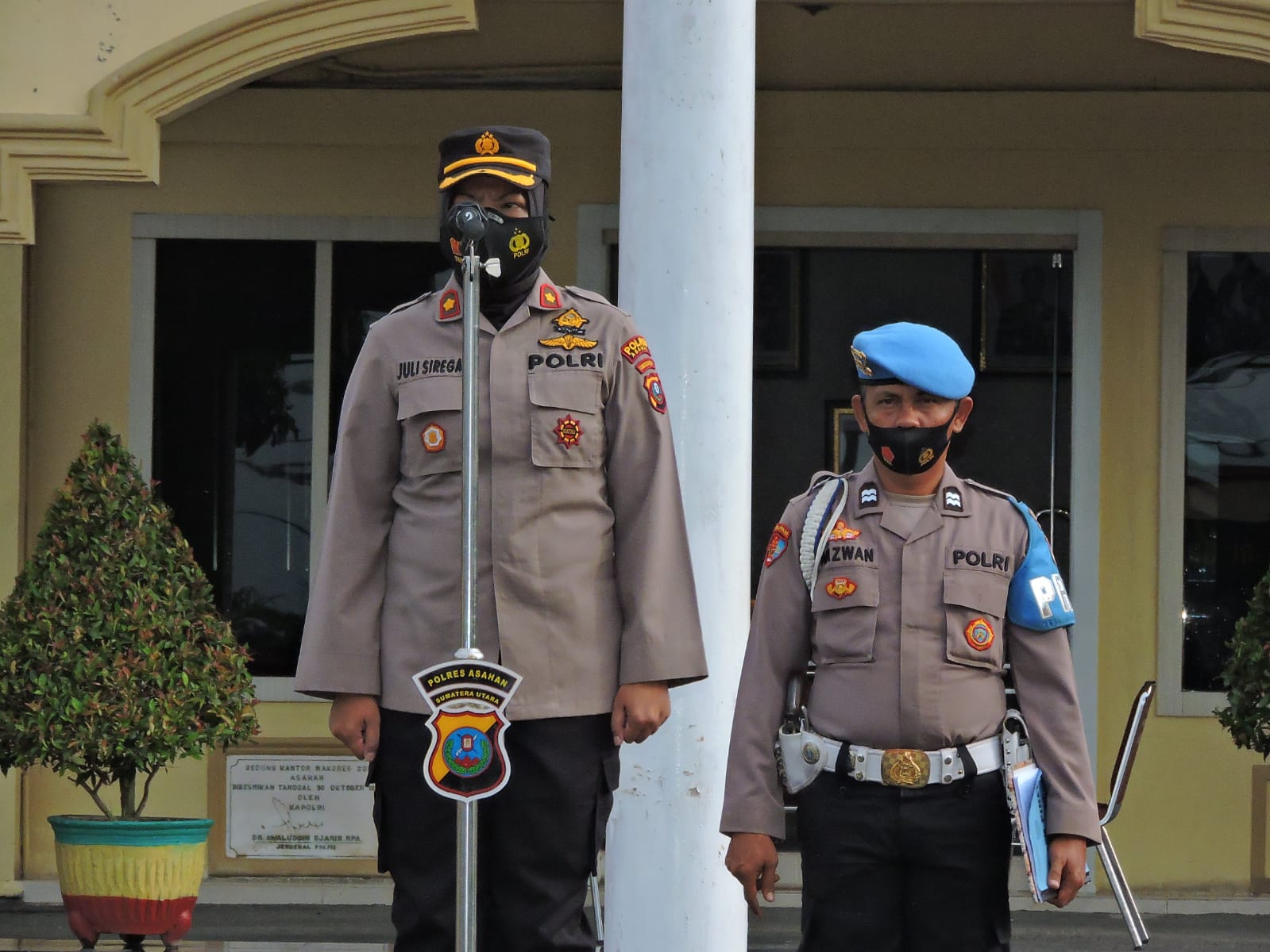 Pimpin Apel Pagi, Waka Polres Asahan Ingatkan Personel Senantiasa Optimalkan Pelayanan