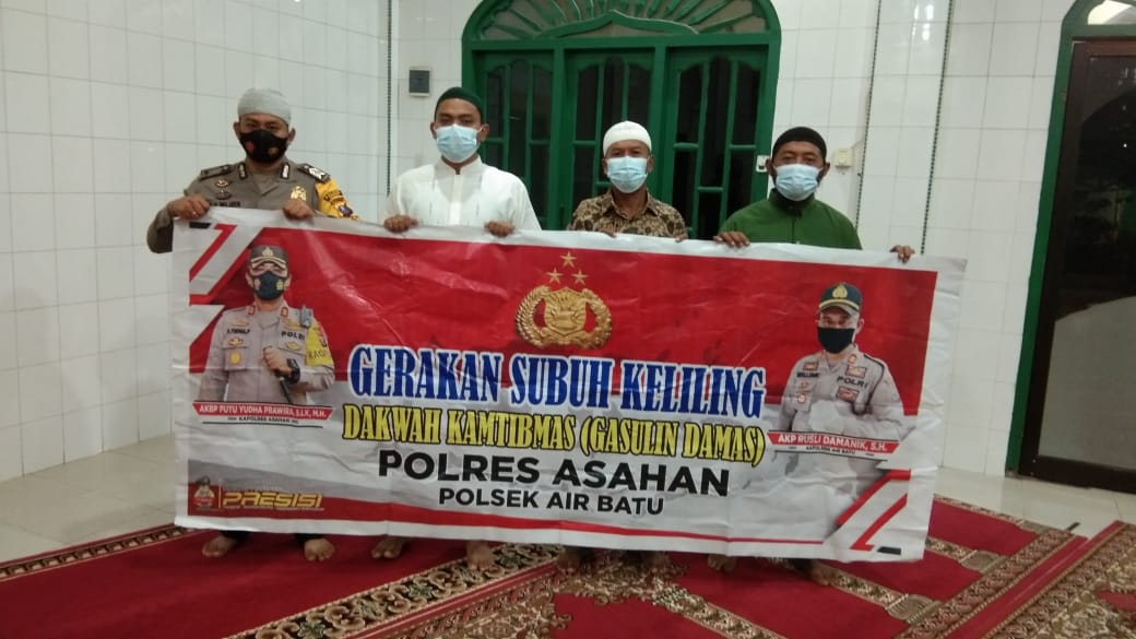 Giat Gasuling Damas, Personel Polres Asahan Ajak Masyarakat Tertib Berlalu Lintas