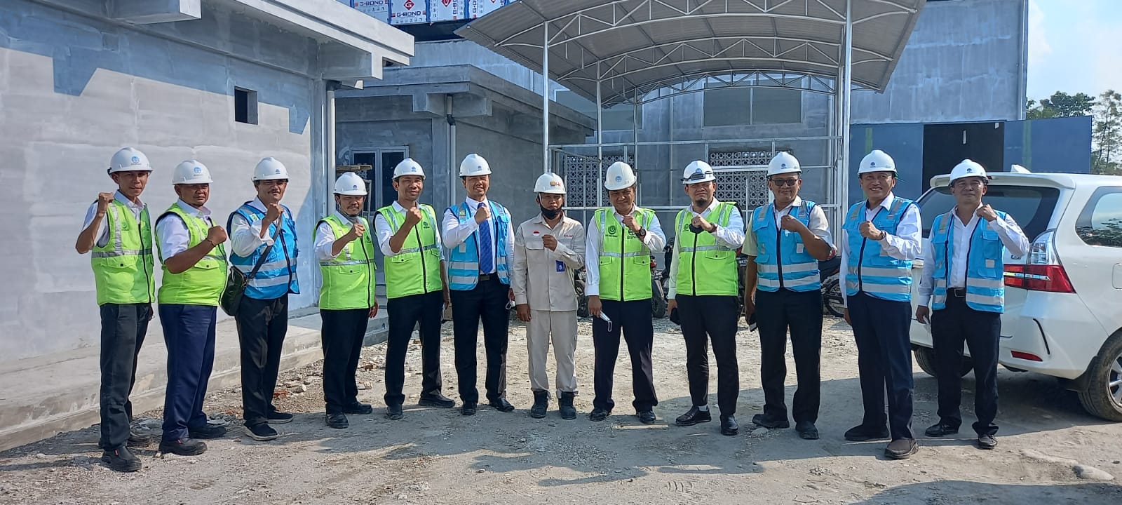 Direktur Air Minum Harun Al-Rasyid Meninjau Pembangunan SPAM Mebidang dan Reservoir Offtake Binjai-Medan