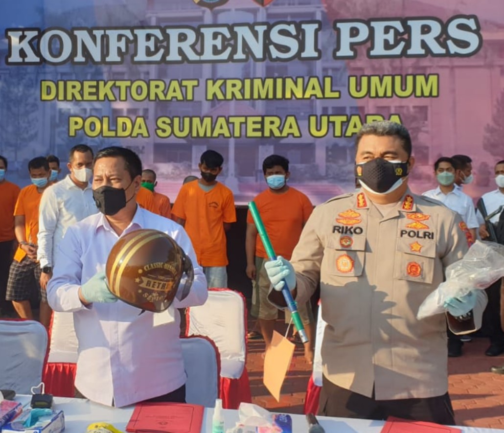 Dua Pelaku Begal Petugas Kebersihan Kota Medan Ditembak Tim Gabungan Polda Sumut