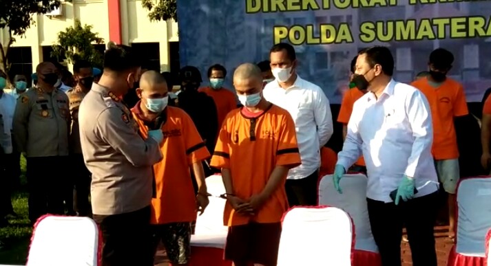 Tim Gabungan Polda Sumut Ringkus 63 Pelaku Curat, Curas dan Curanmor (3C) 5 Diantaranya Ditembak