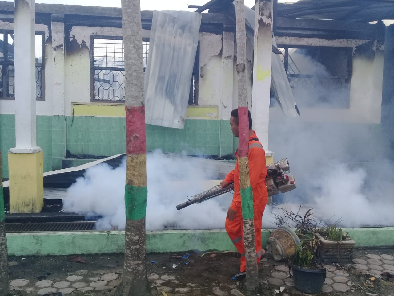 Antisipasi DBD Dinkes Tanjungbalai lakukan Fogging