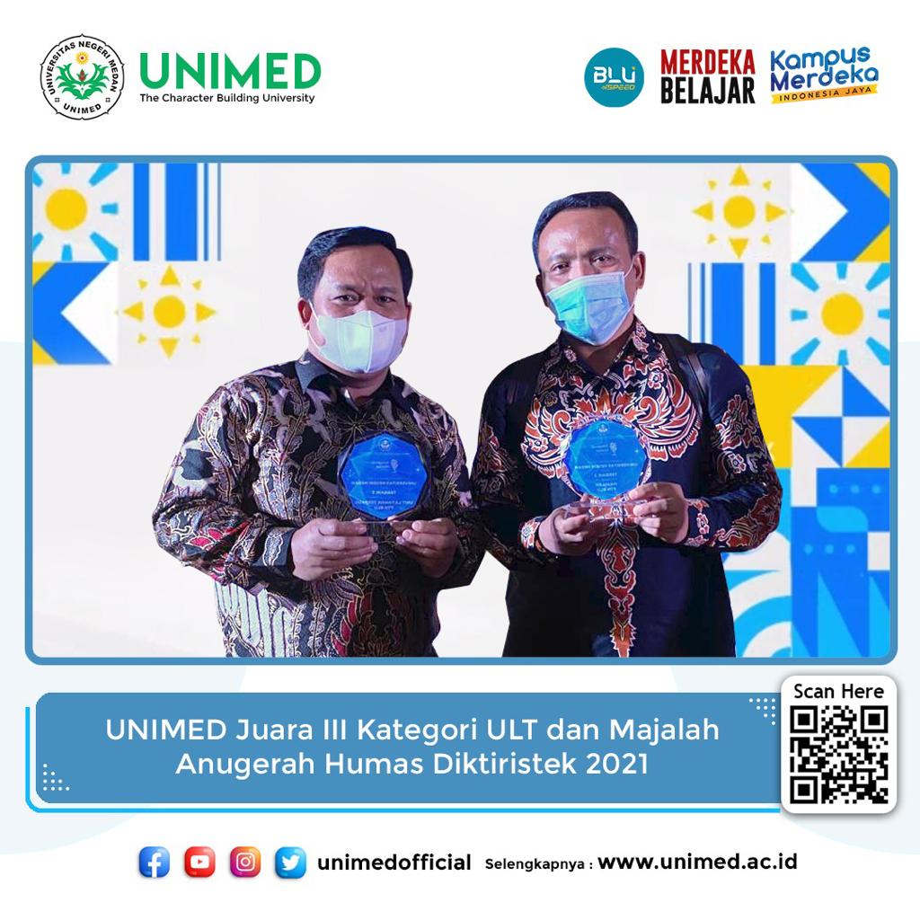 Unimed Raih Dua Penghargaan Diktiristek 2021