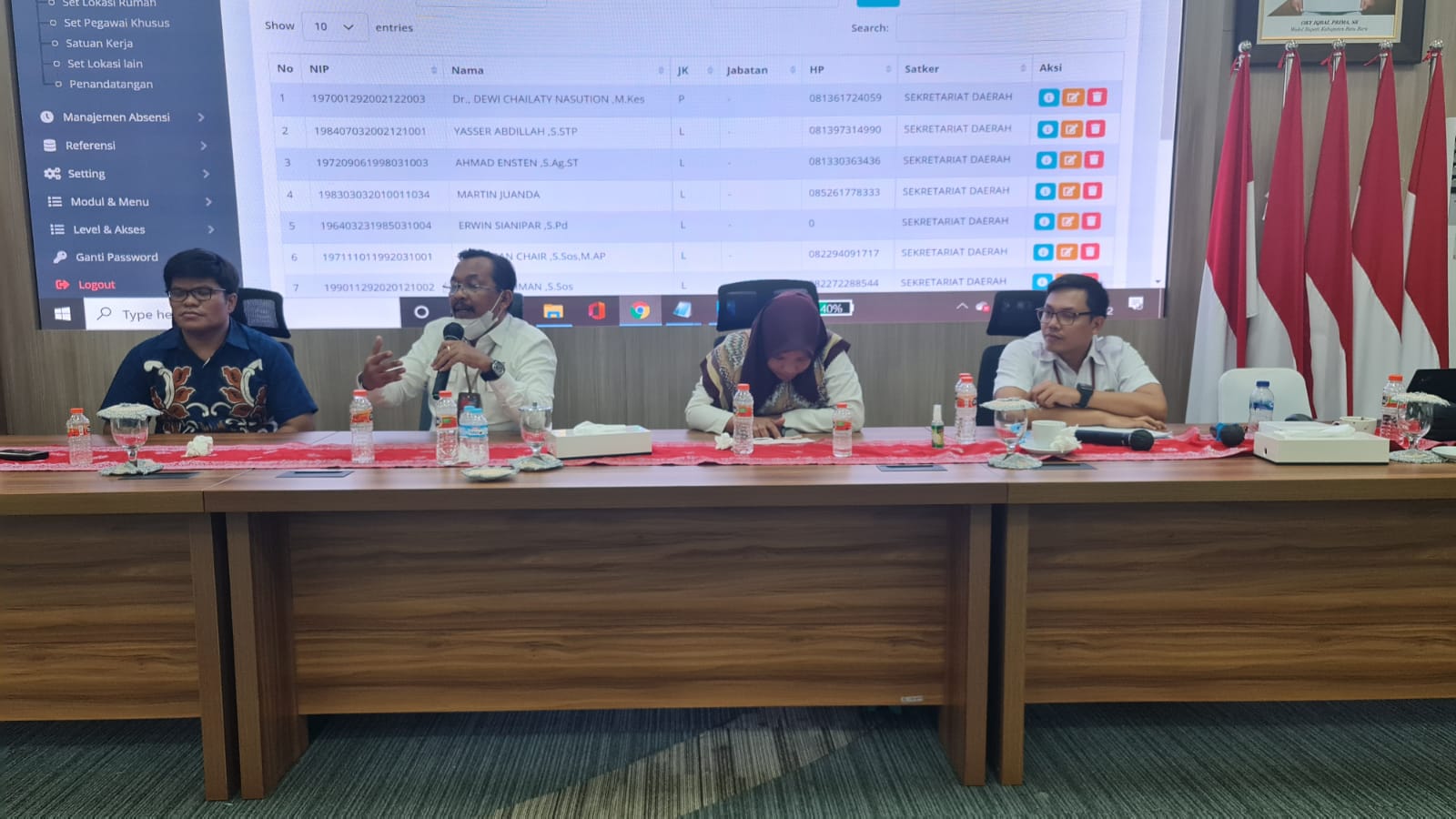 Zahir : E-Absensi Upaya peningkatan kinerja pegawai, Ilyas : Mendorong Gairah Kerja