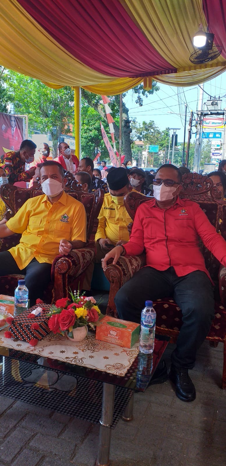 Depidar II SOKSI Sumut Gelar Vaksinasi Massal Dan Bakti Sosial