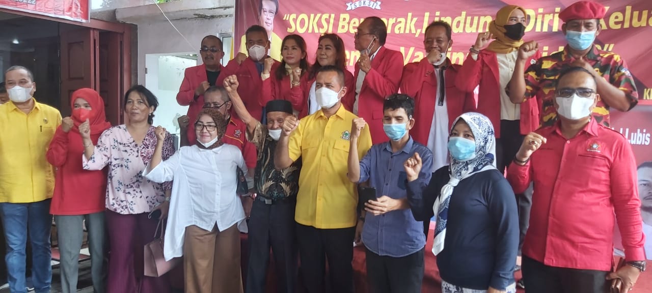 Vaksinasi dan Baksos SOKSI Sumut Diikuti 500 Warga, Ini Kata Ijeck