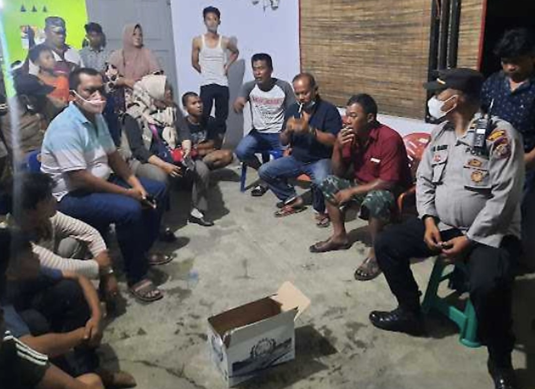 Polsek Patumbak Melakukan Mediasi Dua Kelompok Pemuda Yang Bertikai di Desa Marendal II.
