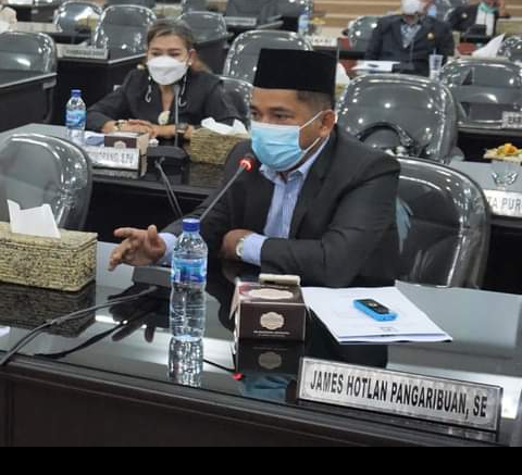 Soal Ketua DPRD Libatkan Fraksi Dalam Permasalahan Pekan Lelo, James Pangaribuan : Itu Tidak Benar, Fraksi Gerindra Tetap Dukung Pemerintah