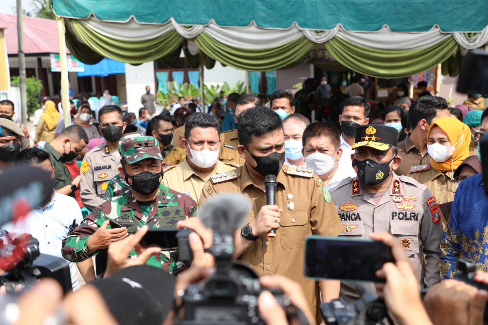 33 Kab/Kota di Sumut Telah Mencapai 70 Persen Vaksinasi Umum, Kapolda : Semua Karena Kita Bekerjasama