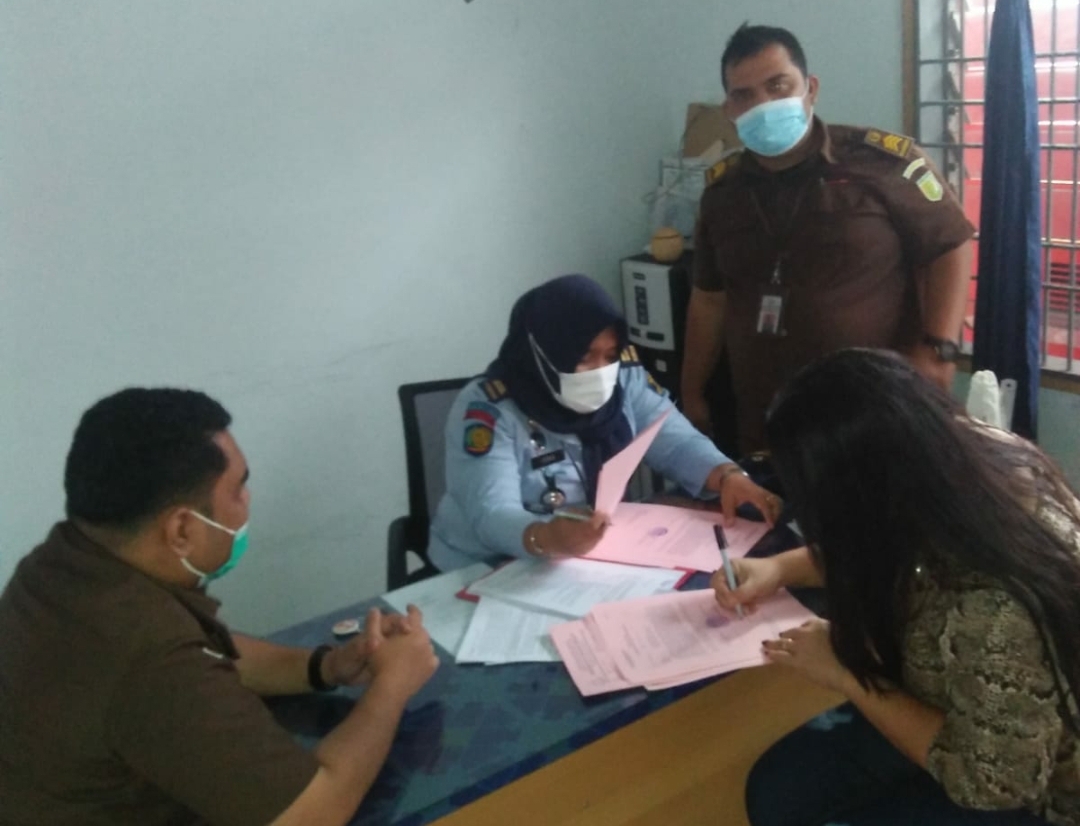 Terpidana perkara korupsi dana JKN Puskesmas Glugur Darat dijebloskan  ke Rutan