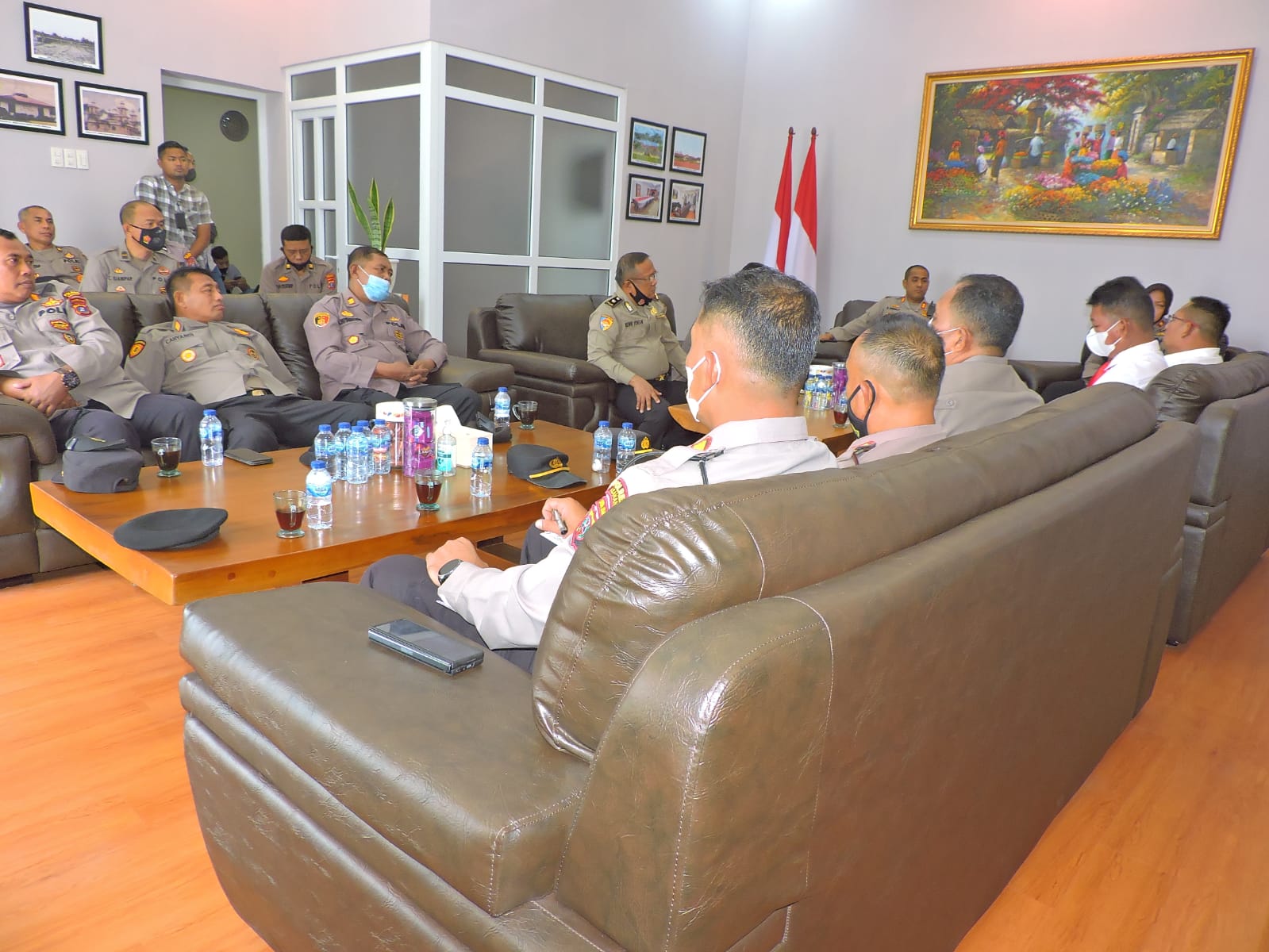 Beri Arahan Kepada Para PJU dan Kapolsek Se-jajaran, Kapolres Asahan Ingatkan Untuk Serius Dalam Laksanakan Tugas
