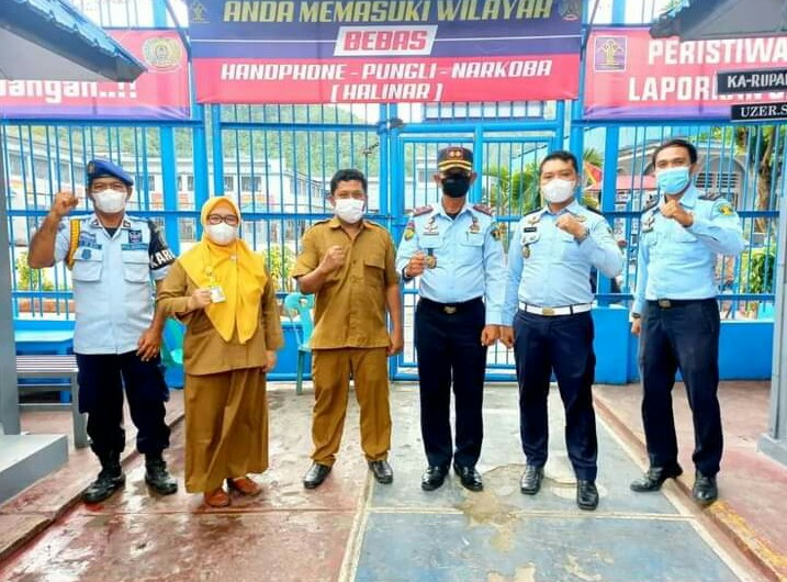 Dinkes Kota Padangsidimpuan Skrining Kesehatan Jiwa WBP Lapas Kelas IIB Kanwil Kemenkumham Sumut