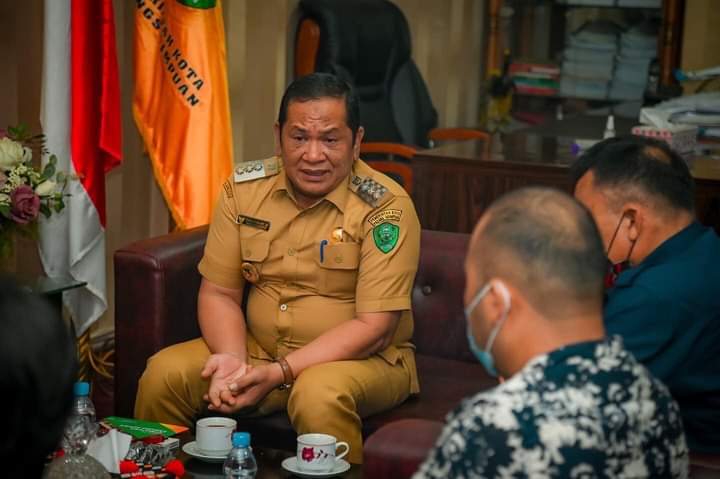 Wali Kota Irsan Efendi Nasution menerima audiensi Pengurus Ikatan Sport Sepeda Indonesia (ISSI)