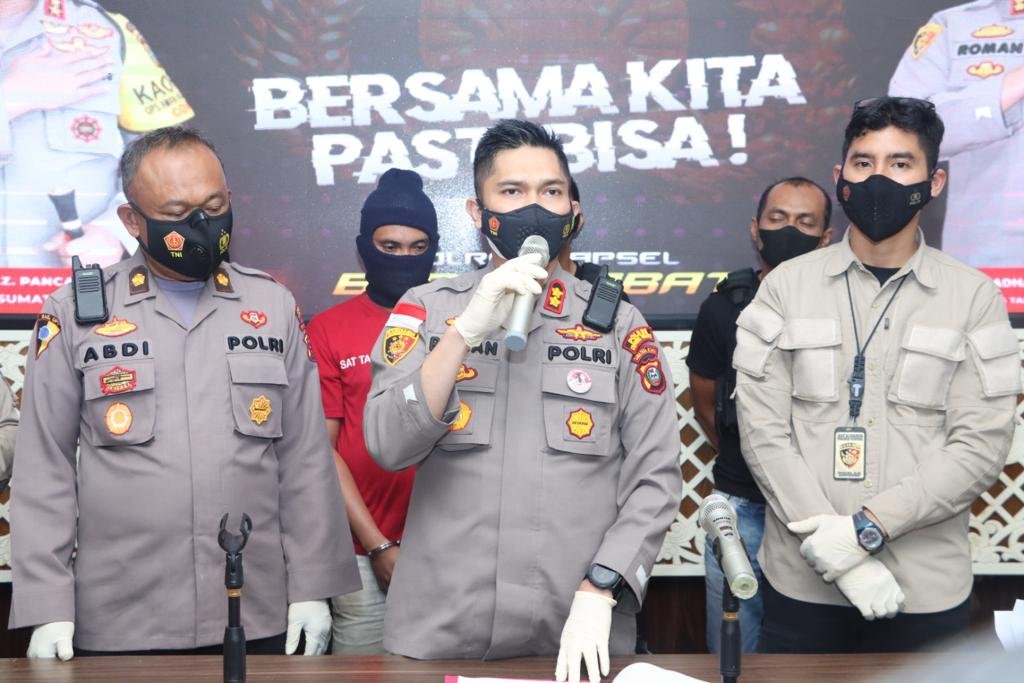 Polres Tapsel Berhasil Mengamankan Warga Yang Membawa Senpi Beserta Amunisi