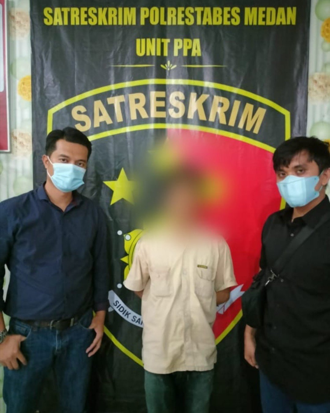 Tim Siluman Polrestabes Medan Ciduk  Pelaku Pencabulan Anak di Bawah Umur