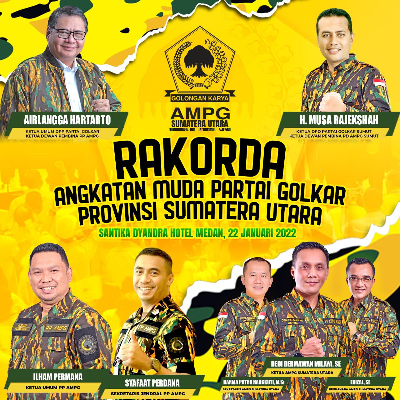 Besok Rakorda AMPG Sumut, Dedi Dermawan : Satukan Persepsi Menangkan Airlangga Hartarto Sebagai Presiden 2024