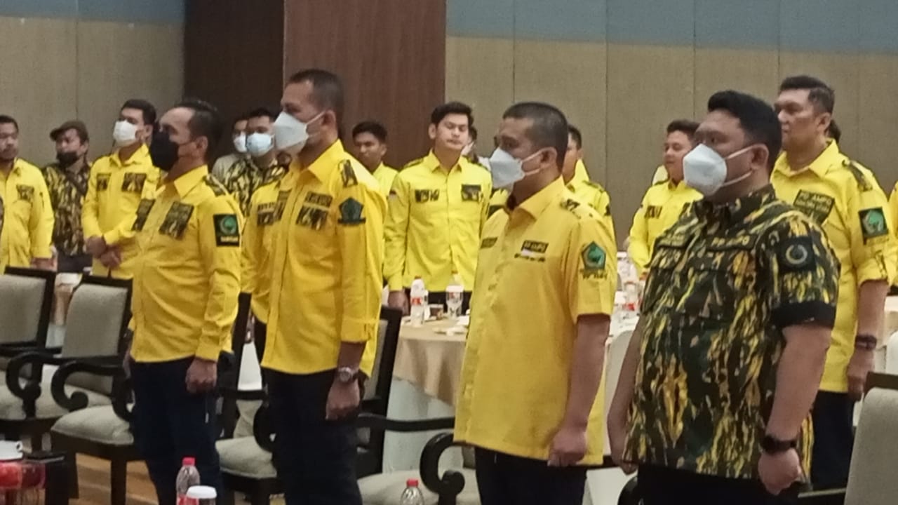 Rakorda Sumut, Ketua DPD I Partai Golkar Sumut Ijeck :  