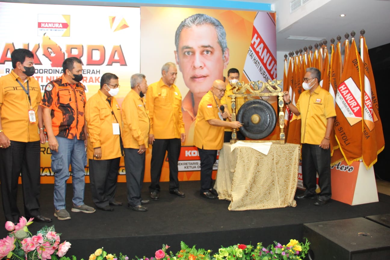 Rakorda Partai Hanura, Kodrat Shah : Hanura Lolos Verifikasi, Ikut Pemilu 2024