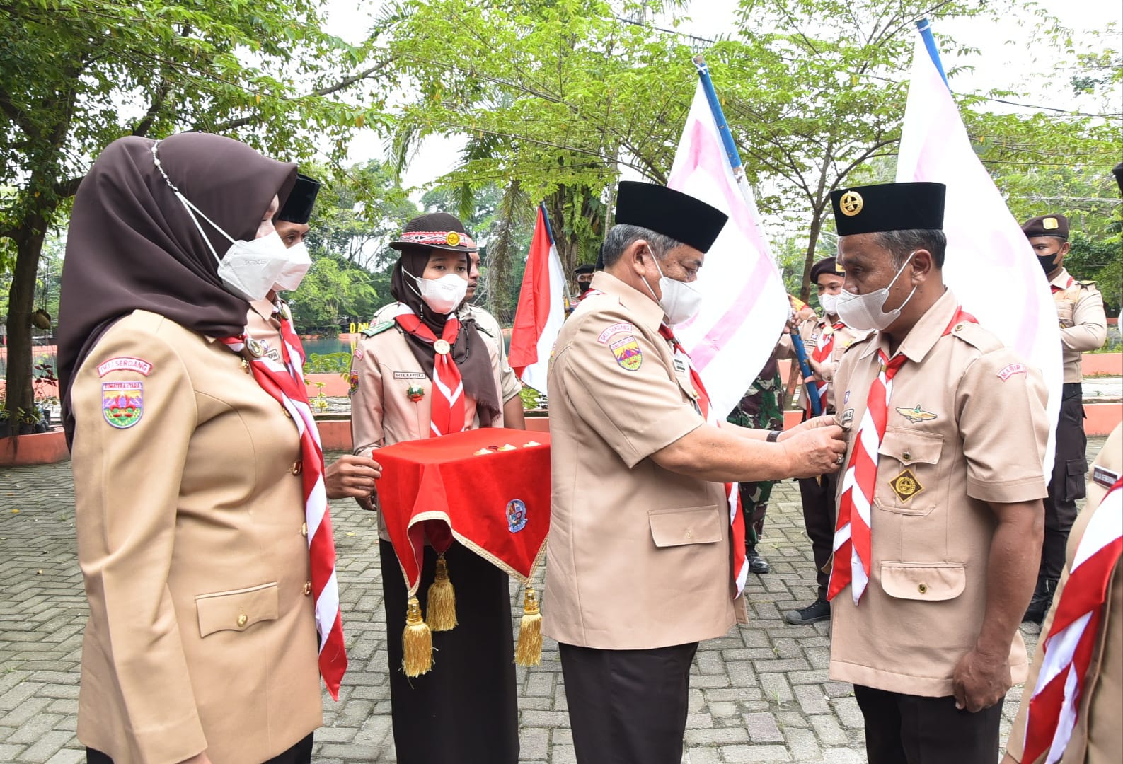 Wabup DS Lantik Mabiran Serta Kwarran STM Hulu Dan Bangun Purba