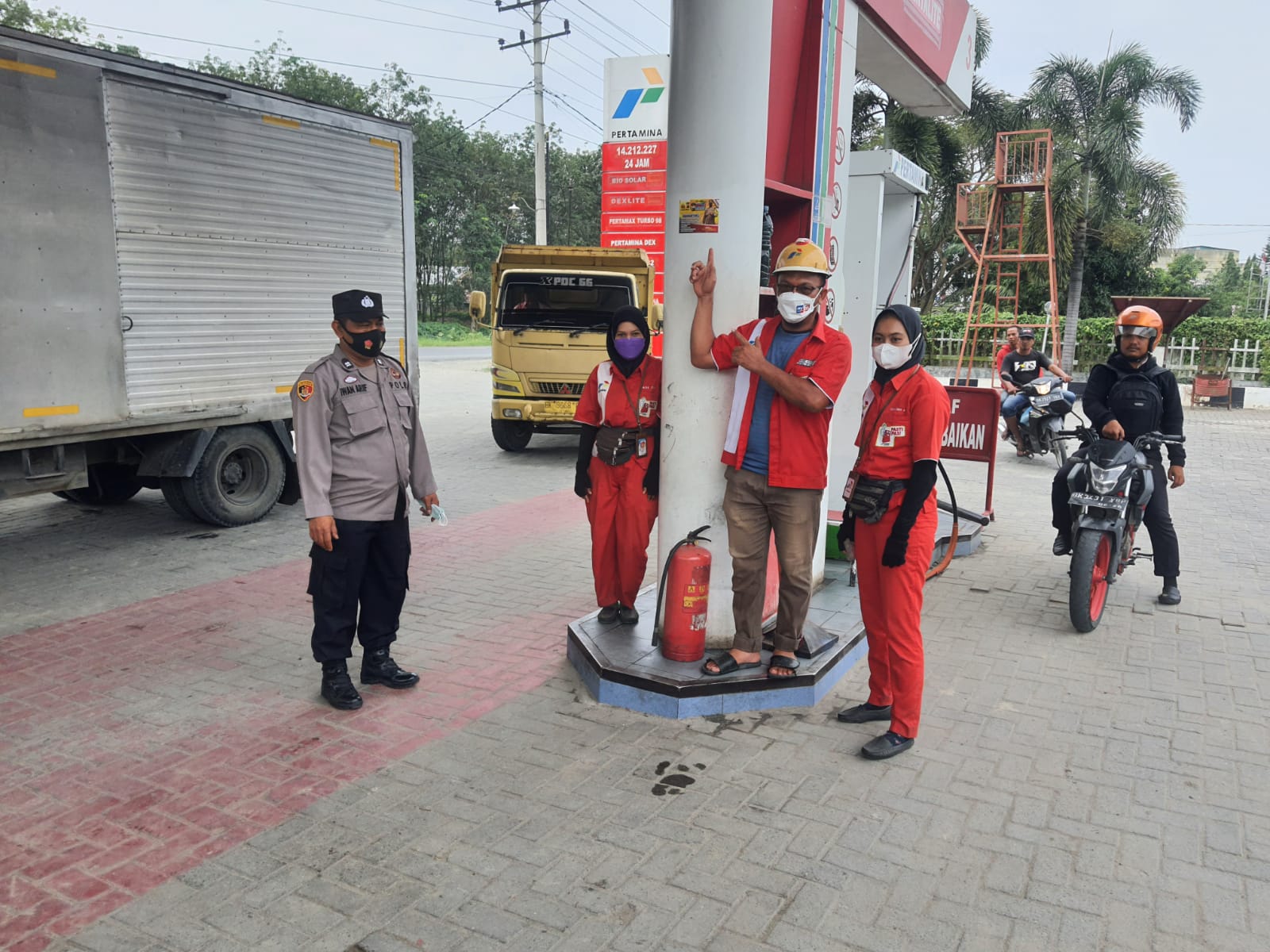 Giat Polisi Rindu Masyarakat, Personel Sat Reskrim Polres Asahan Sampaikan Pesan Kamtibmas dari Kapolres