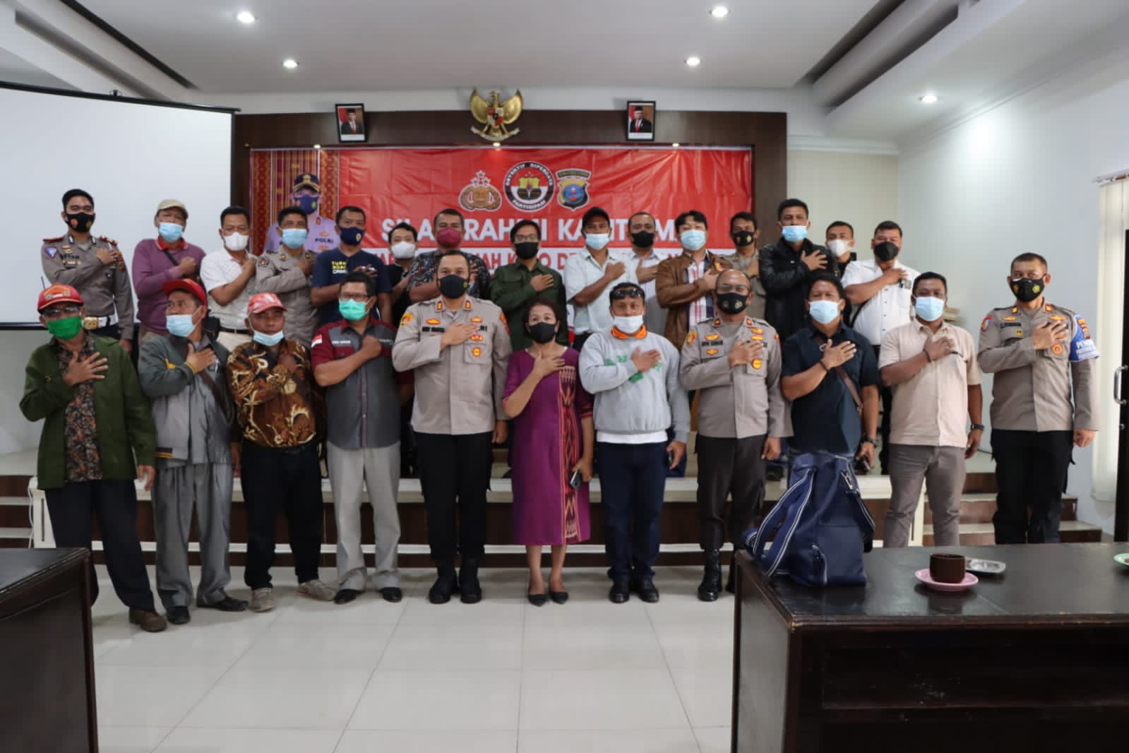 Polres Tanah Karo Jalin Silaturahmi Kamtibmas bersama Insan Pers.