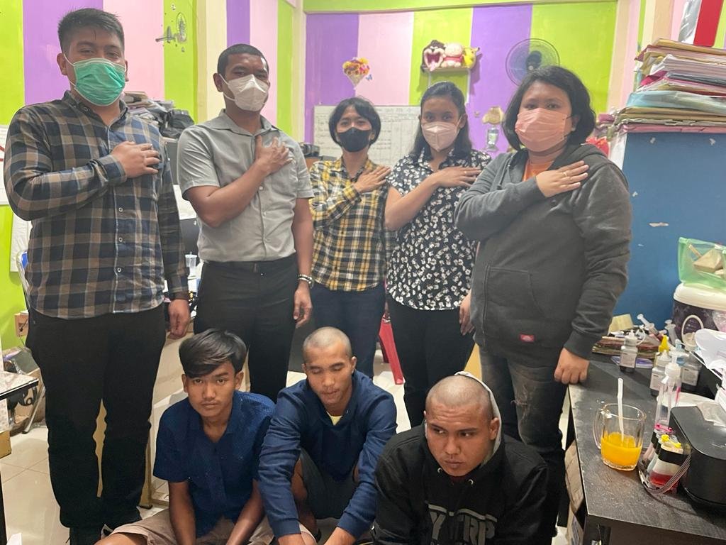 Reskrim Polres Tanah Karo  melakukan Penangkapan Pelaku Tindak Pidana Perbuatan Cabul.