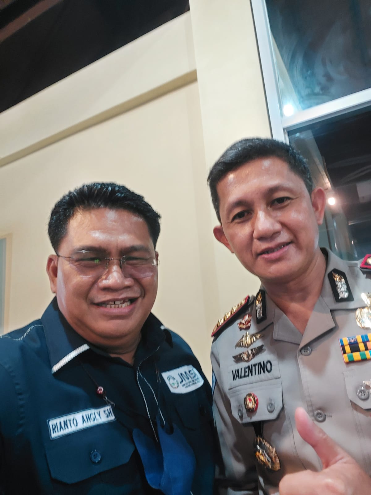 Ketua JMSI Sumut, Rianto Ahgly Sambut Baik Kombes Pol Valentino Alfa Tatareda Menjabat Kapolrestabes Medan