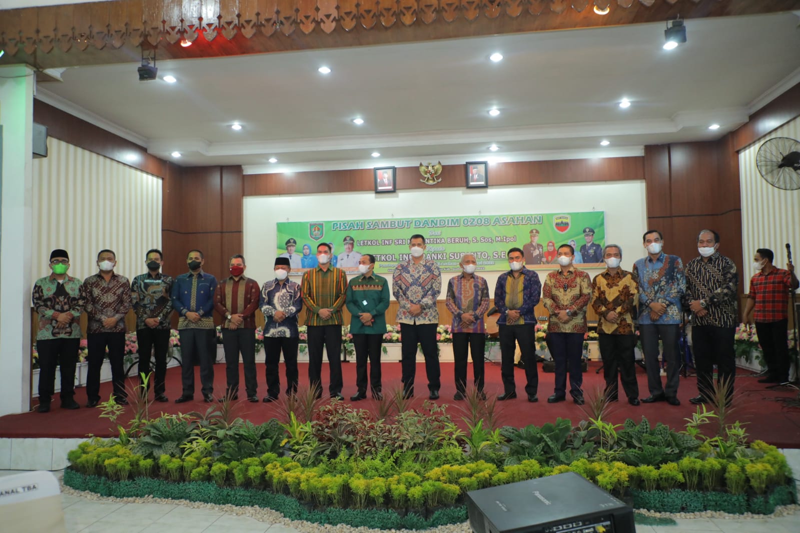 Pisah Sambut Dandim 0208/Asahan di Pendopo Rundis Bupati Asahan