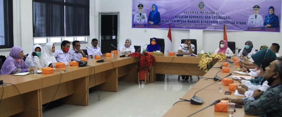 Pemerintah Kabupaten Labuhanbatu Bersama Dinas P3A Provinsi Sumut Gelar Sosialisasi KELAPA MUDA