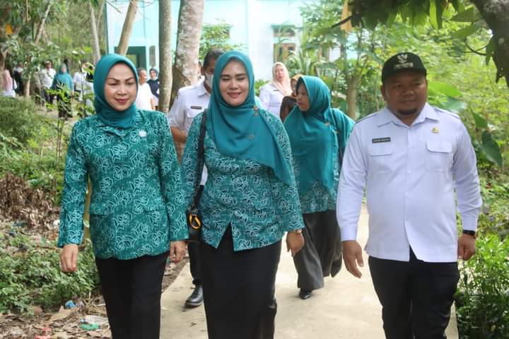 Ketua TP-PKK Mandailing Natal Kunjungan Kerja ke Desa Bange Nauli