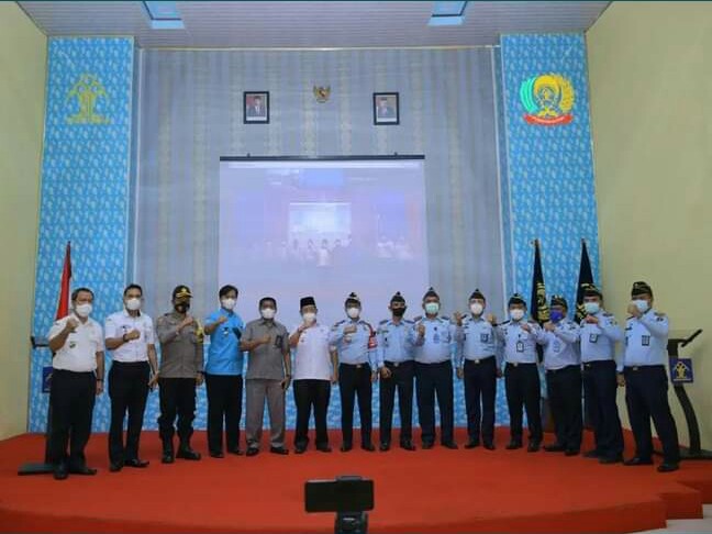 Kukuhkan Komitmen Pegawai, Kadivpas Sumut Saksikan Deklarasi Janji Kinerja Tahun 2022 UPT Se-Tabagsel