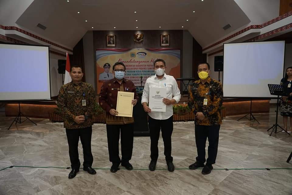 Wujudkan Good Governance Pemkab .Pakpak Bharat Jalin Kerjasama Dengan BPKP Perwakilan Sumatera UtaraÂ 