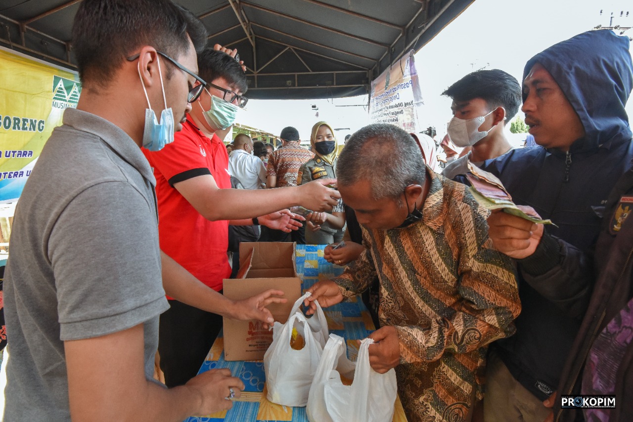 Pemko Padang Sidempuan Gelar Pasar Murah khusus Minyak Goreng ke -3