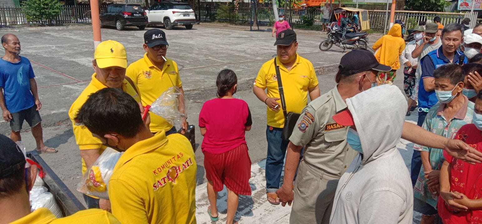 Imlek, Komunitas Satu Hati Berbagi 600 Parcel Masyarakat Kurang Mampu