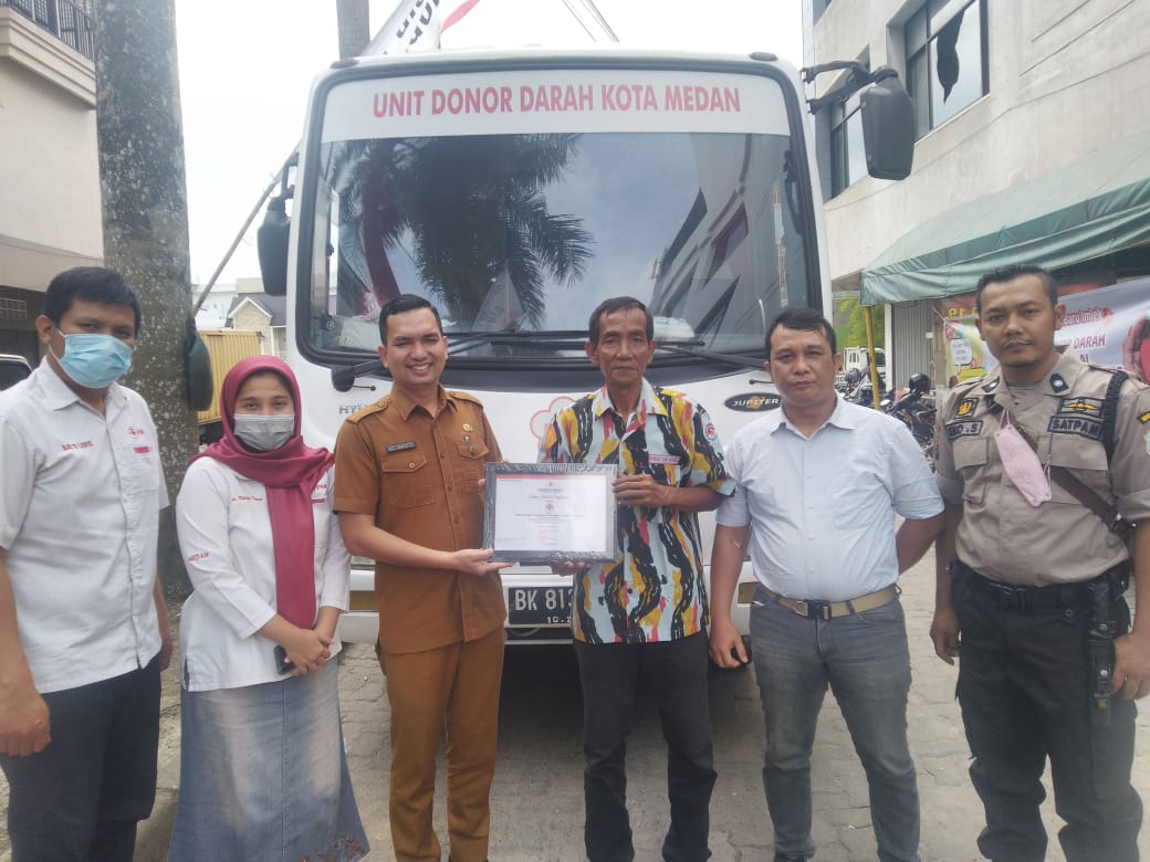 PKN Kelurahan Simpang Tanjung dan PMI Gelar Donor Darah