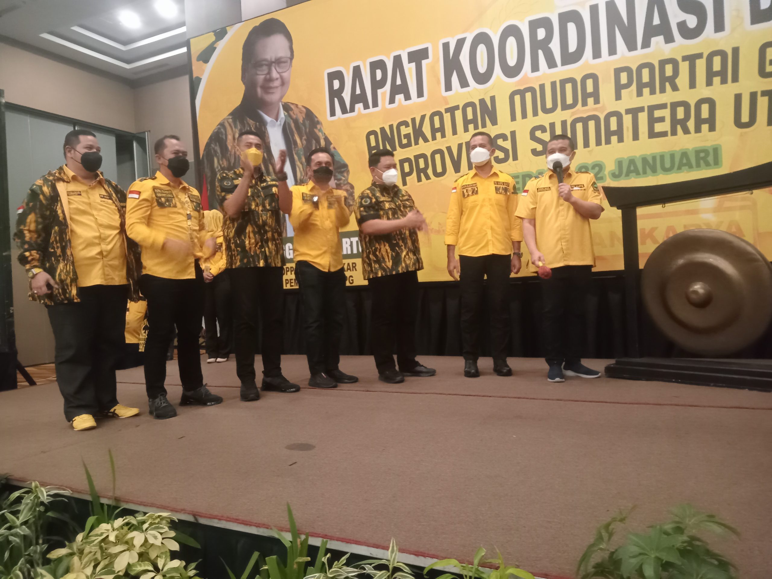 Waketum Golkar Buka Rakorda AMPG Sumut, Erwin Aksa : Saatnya Panaskan Mesin Partai Rekrut Kader Muda