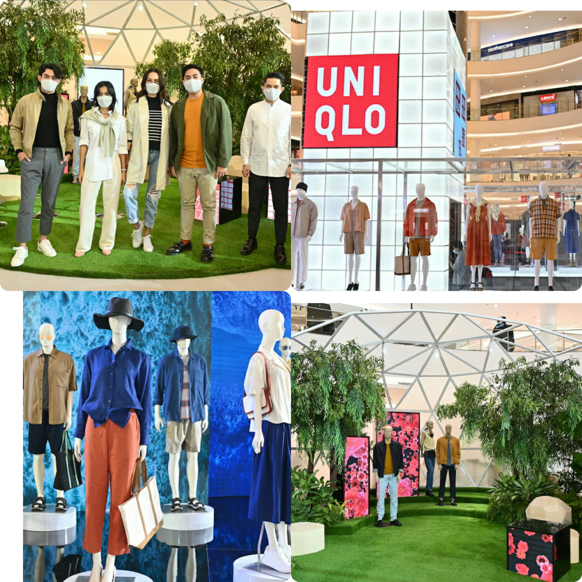 UNIQLO Indonesia Luncurkan Koleksi LifeWear 2022 Spring/Summer Lewat Instalasi Pakaian Terbesar, UNIQLO City