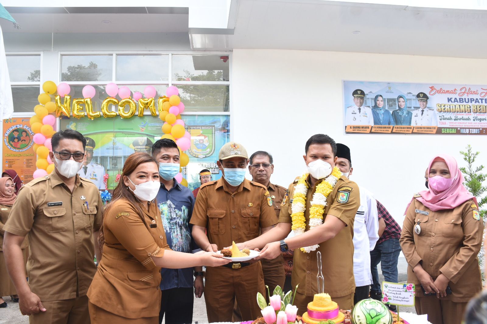 Wabup Adlin : Pelayanan Masyarakat Harus Lebih Maksimal, Resmikan Bangunan Baru Ruang Puskesmas Sialang Buah