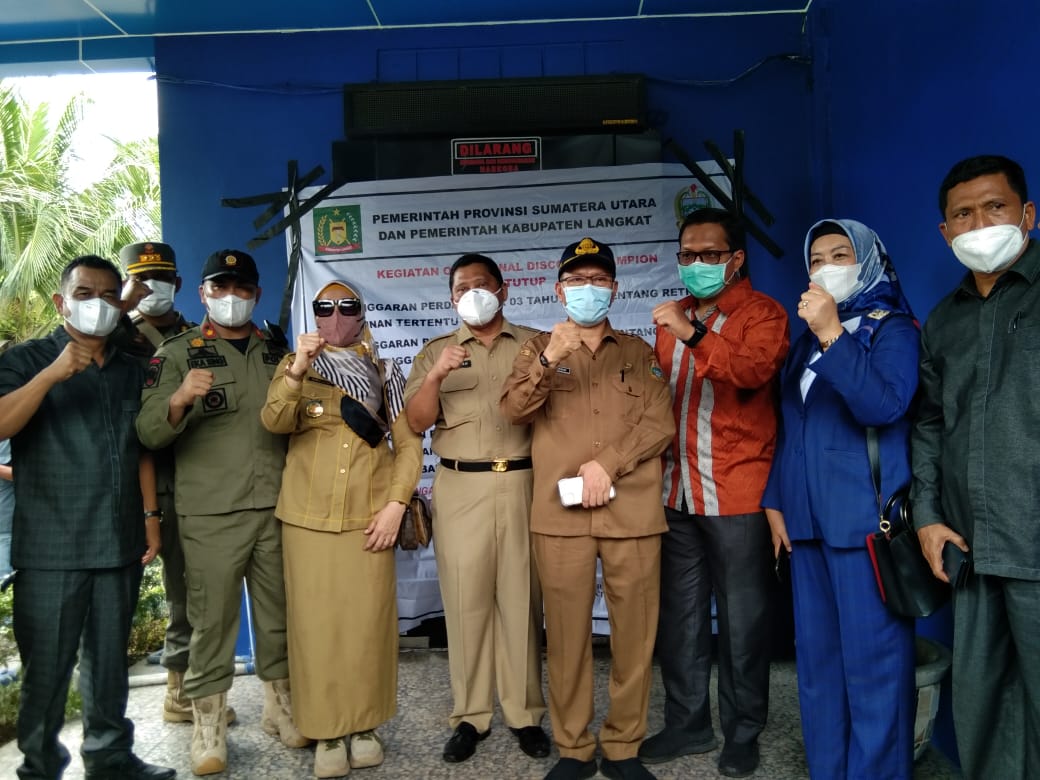Bupati Langkat Segel Diskotik Champion Blue Star