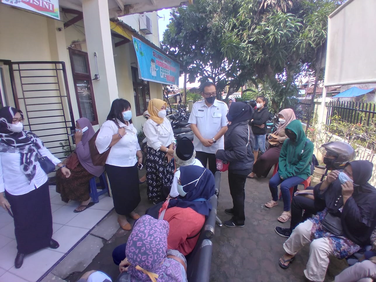 Kadiskes Medan Himbau Kapus Proaktif Ajak Lansia Mau Divaksin Covid-19, Tinjau Pelayanan Kesehatan di Puskesmas