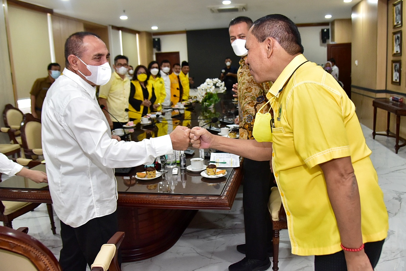 Edy Rahmayadi Minta Natal Akbar  Partai Golkar Tetap Patuhi Prokes