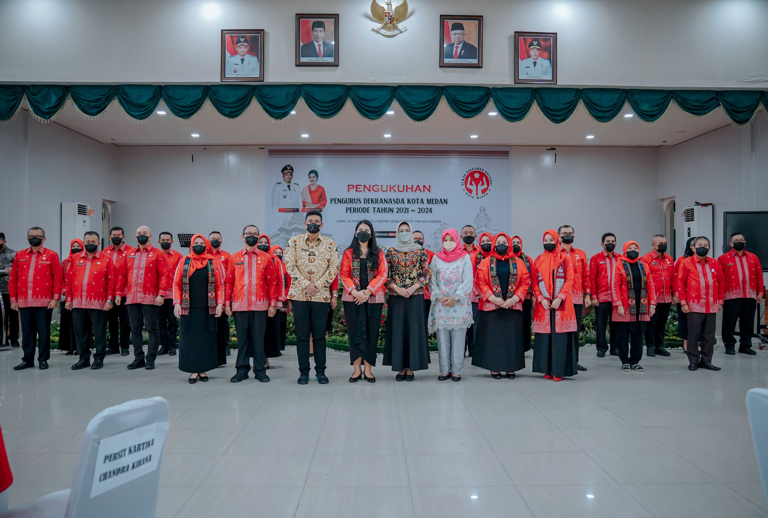 Pengurus Dekranasda Kota Medan Dikukuhkan, Bobby Nasution: Jalankan Amanah & Tingkatkan Perekonomian