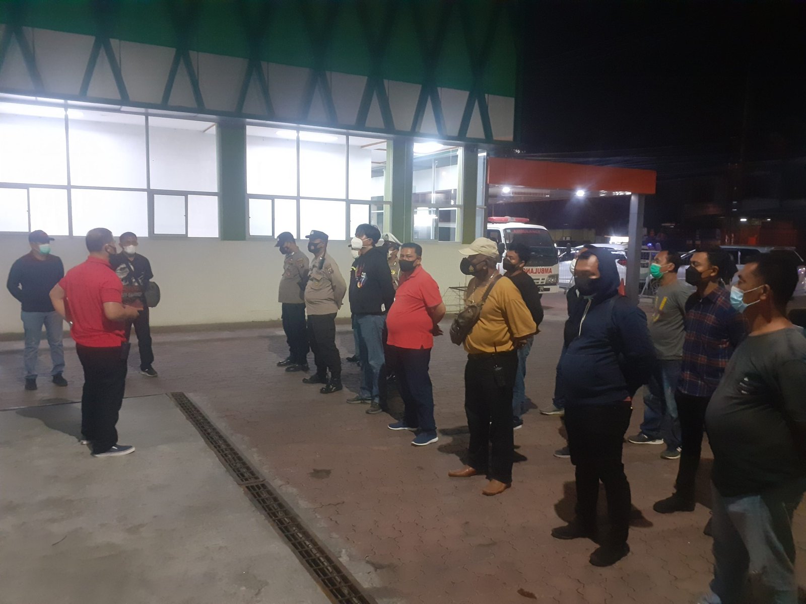 Polsek Medan Area Giat Rutin Apel Patroli Antisipasi 3C, Pekat dan Narkoba dan Omicron