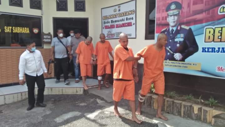 Personil Polres P.Sidempuan Berhasil Mengamankan Pelaku Curanmor Bersama Penadah