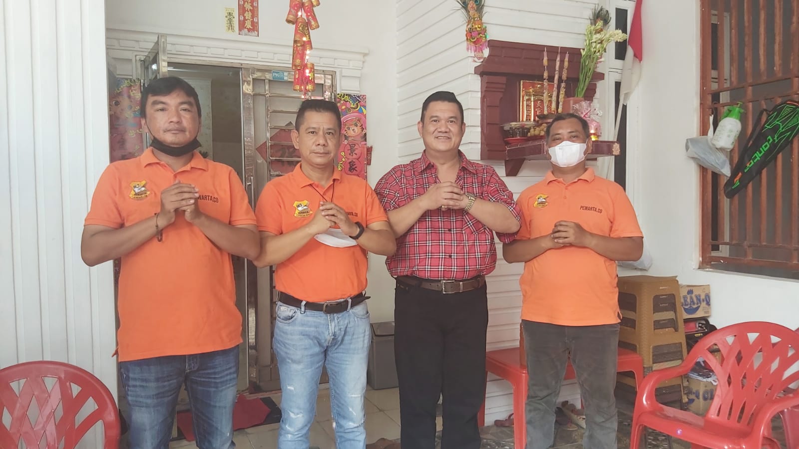 Ketua Pewarta Imlek ke Rumah Jefri Tanuji, Open House Kamis di Jalan Kapten Jumhana