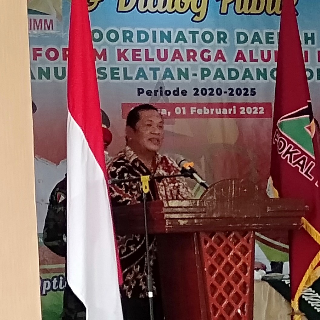 Irsan Efendi Nasution Hadiri Pelantikan Korda Fokal IMM Sidimpuan - Tapsel